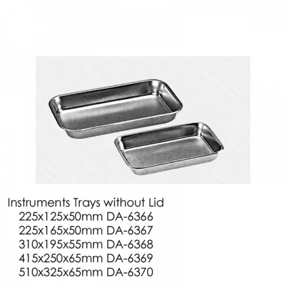 Instruments Trays without Lid